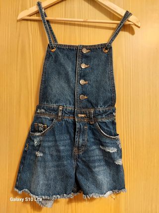 Peto pantalon vaquero Stradivarius 36