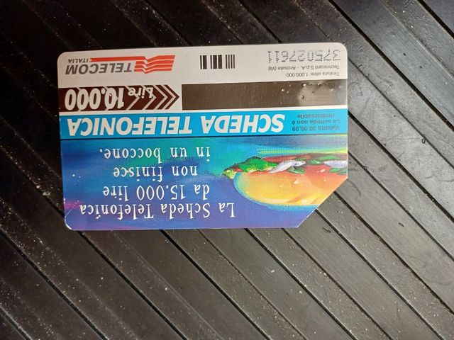 Scheda telefonica telecom