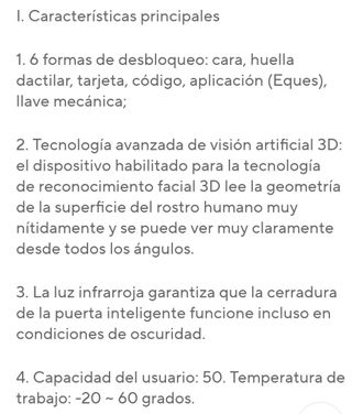 Cerradura inteligente biometrica huella dactilar