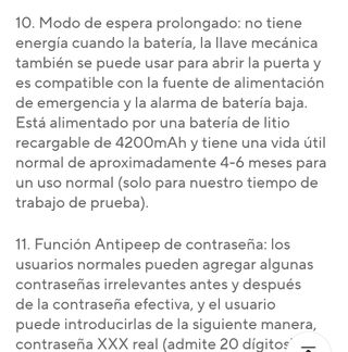 Cerradura inteligente biometrica huella dactilar