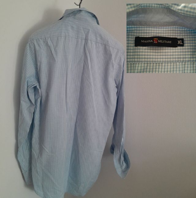 Camicia Marina Militare XL Cotone 