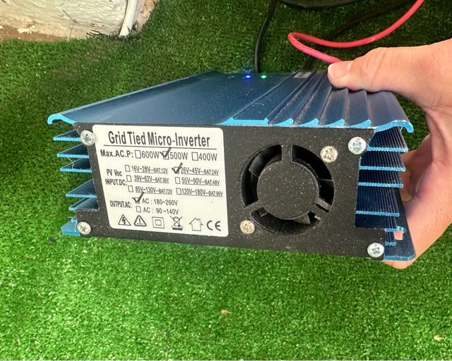 Pack solar 4 paneles inversor mppt