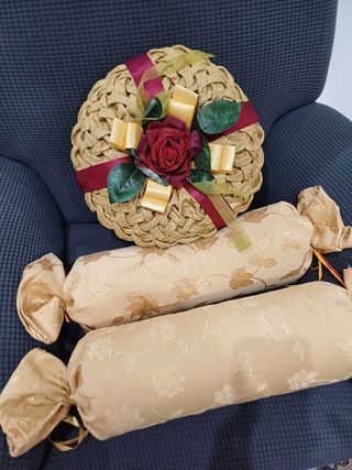 3 cuscini arredo 