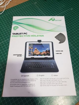 Funda tablet con teclado