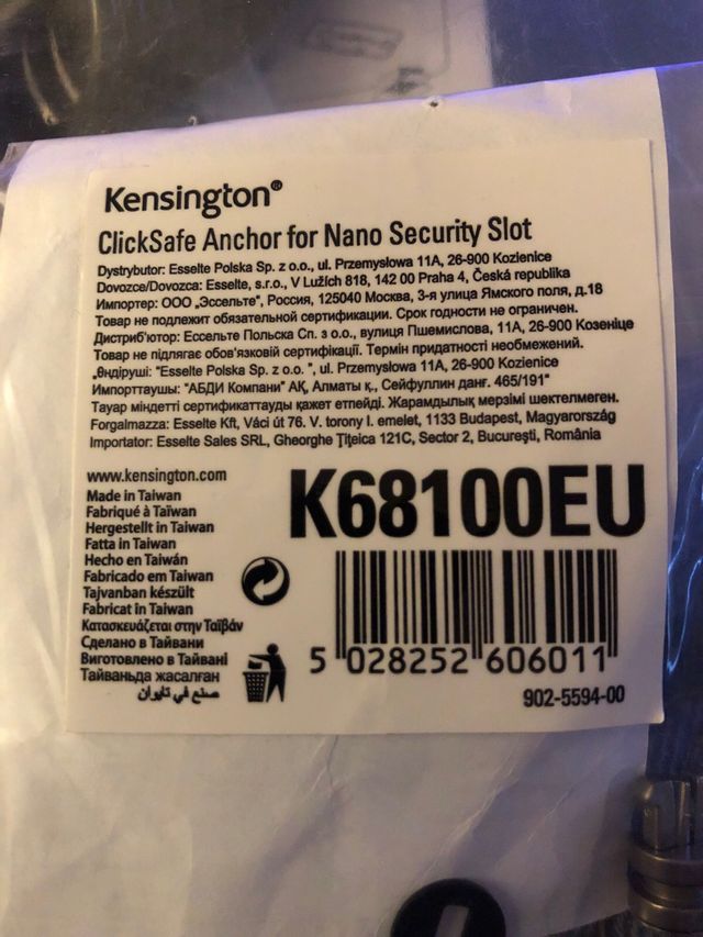 Kensington Candado Seguridad Calidad Portatiles