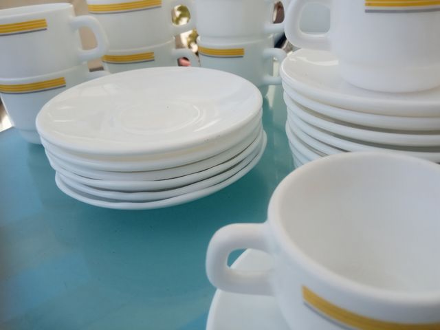 Juego de café Vintage Arcopal.