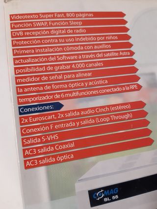 DVB Receptor Satelite Free-to-Air