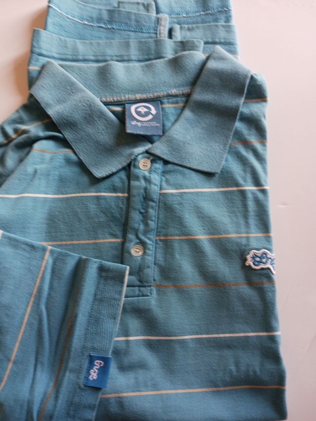 Lote 3 polos algodón hombre