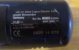 Taladro con percutor y atornillador AEGatlas copco