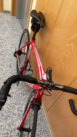 Bicicleta allez de aluminio horquilla de carbono