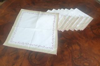 Tovaglia ovale Zucchi cotone pesante completa 8 ps