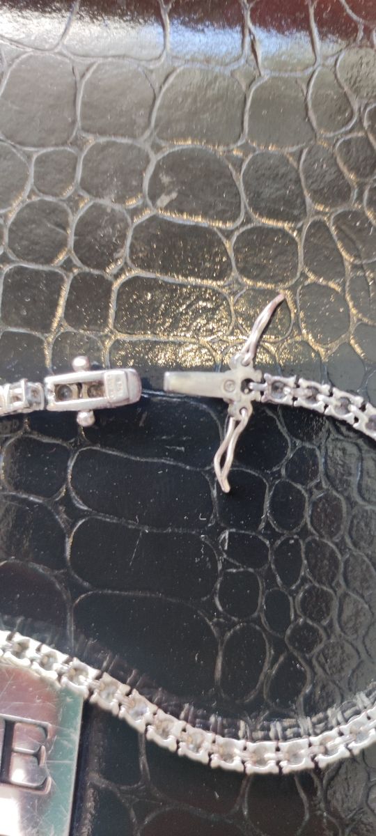 Pulsera plata Riviera