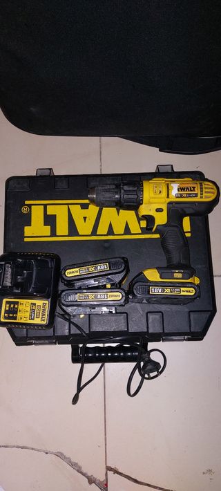 Taladro de bateria dewalt 18v(no envio)3 baterias