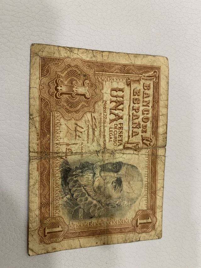 Billete de una peseta de 1963