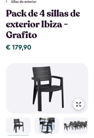 Silla Ibiza Grafito
