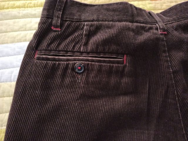 Pantalón pana fina Caballero