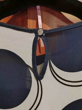 Vestido suelto fresco y elegante topos