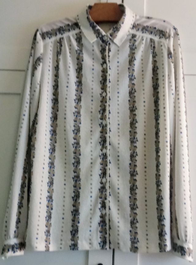 Camisa vintage 70s Flor