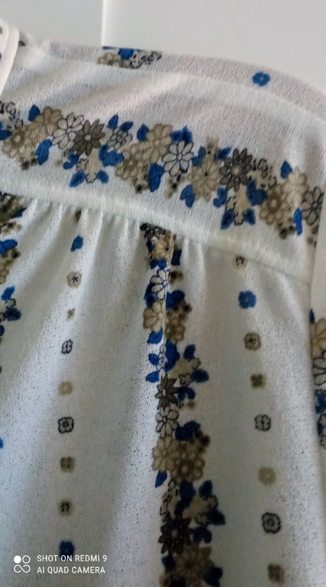 Camisa vintage 70s Flor