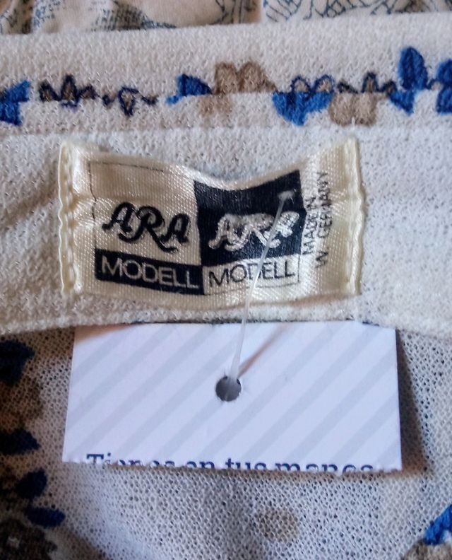 Camisa vintage 70s Flor