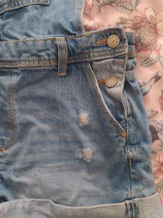 Peto vaquero Bershka talla S 