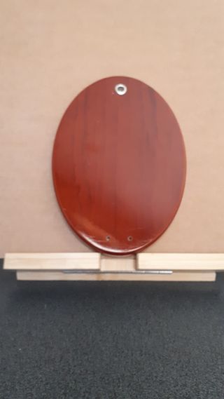 Ovali base in legno decorazione argento 