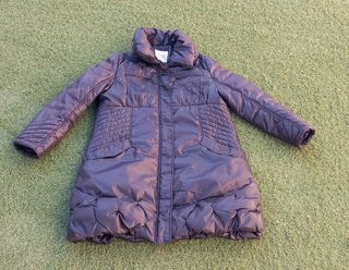 Cazadora plumas gris talla 48