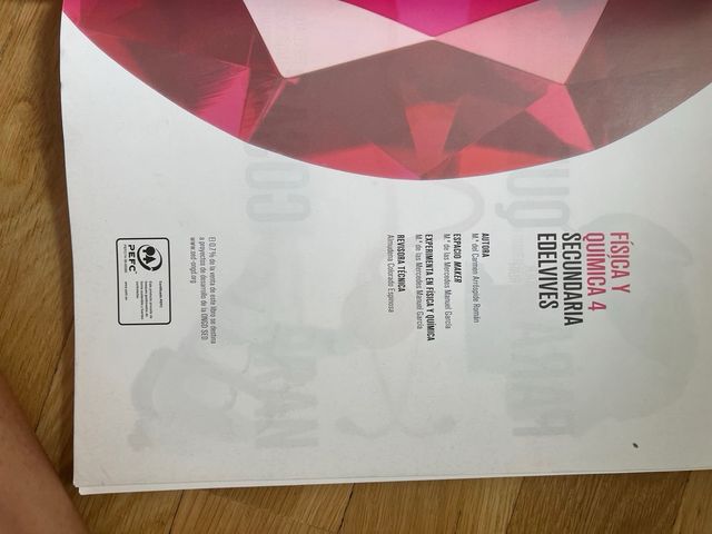 fisica y quimica 4ESO edelvives