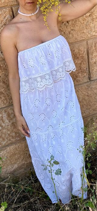 Vestido Ibicenco Perforado AZARA PARIS