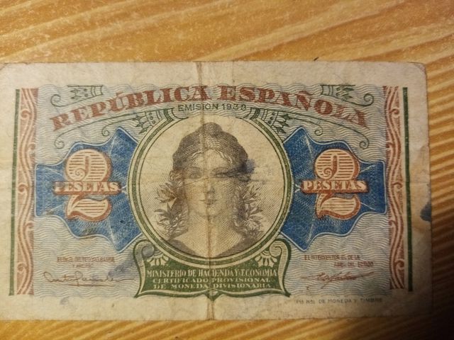 billetes republica española