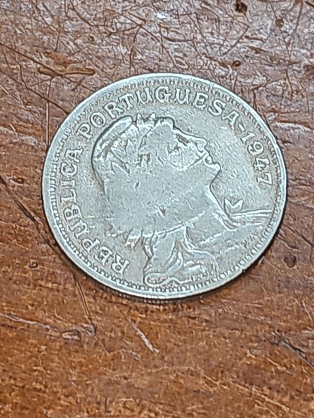 3 moedas 50 centavos 1947