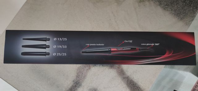 Ferro conico arricciacapelli in ceramica