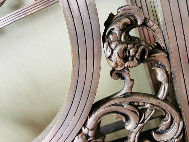 Cama modernista niquel años 20