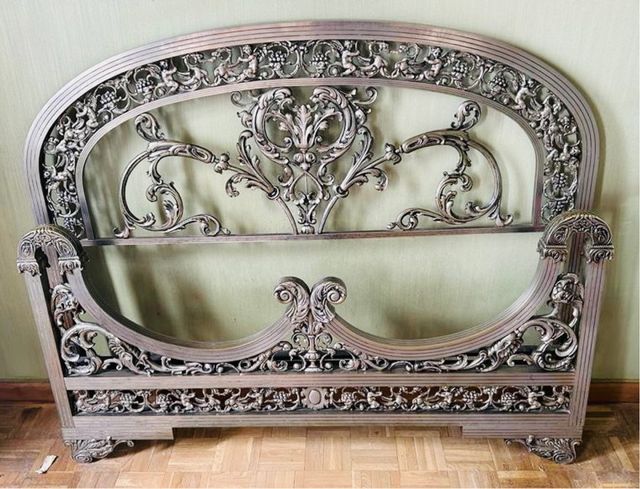 Cama modernista niquel años 20