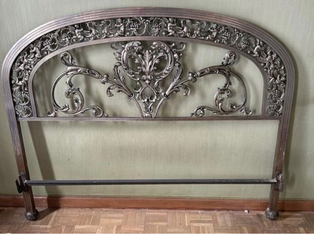 Cama modernista niquel años 20