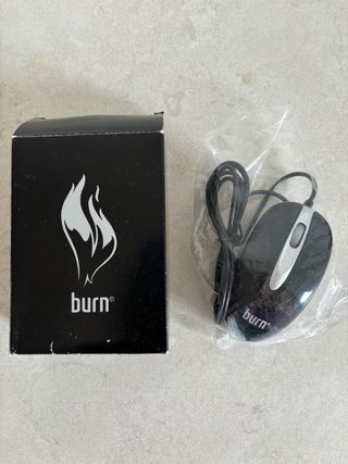 Ratón ordenador pequeño Burn