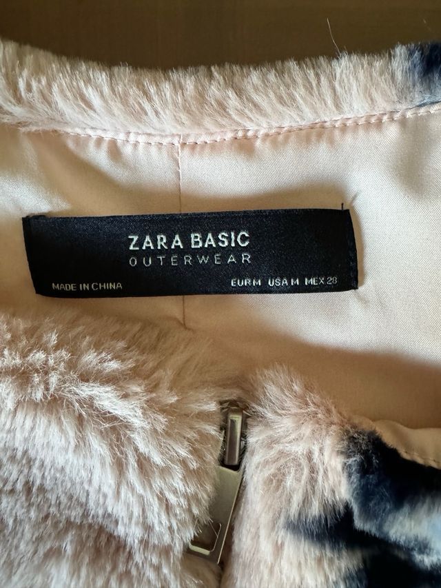 Chaqueton pelo mujer Zara