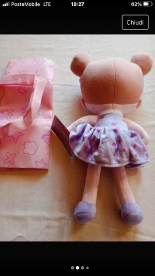 Bambola di pezza 38 cm ouozz