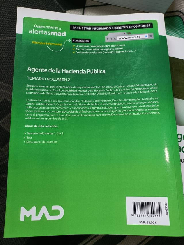 Temario Completo Agente de Haciend MAD