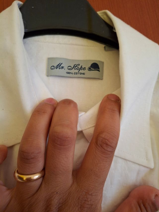 Camicia uomo bianca taglia L