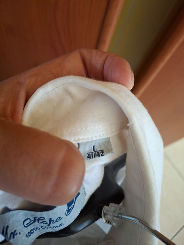 Camicia uomo bianca taglia L