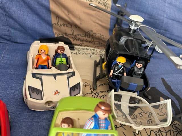 Coches motos helicopteros playmobil