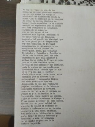 Ni rey ni roque de Patricio de la Escosu