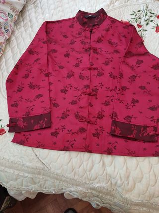 Kimono de 2 piezas de Seda Japonesa 