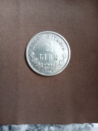 Meneta 2 lire Argento 
