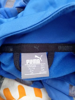 Chaqueta chándal puma talla xs  s
