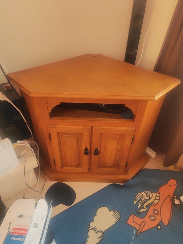 Corner mueble de televisión