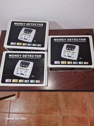 Detector/contador de Billetes