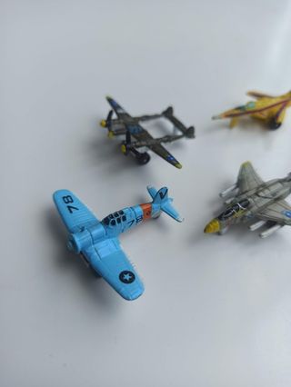 Lote 17 micro machines galop carros, aviões, tank