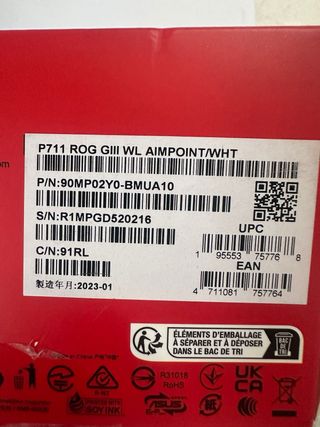 ASUS ROG Gladius III Wireless AimPoint #520216